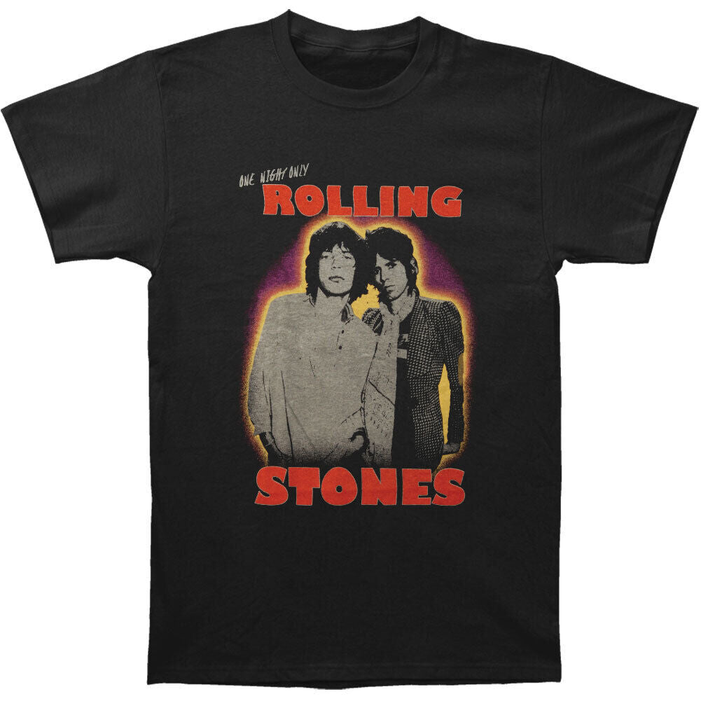 Black - Front - The Rolling Stones Unisex Adult Mick & Keith T-Shirt