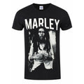 Black - Front - Bob Marley Unisex Adult Cotton T-Shirt