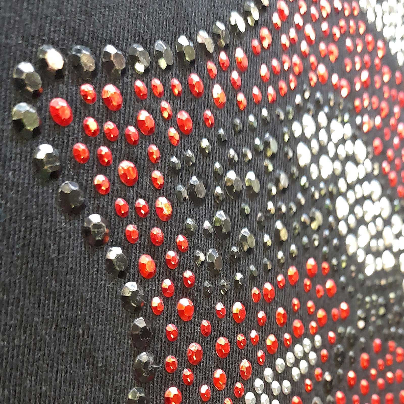 Black - Back - The Rolling Stones Unisex Adult Classic Tongue Embellished T-Shirt