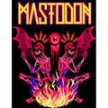 Black - Side - Mastodon Unisex Adult Double Brimstone Neon T-Shirt