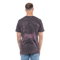 Purple - Back - Joy Division Unisex Adult Mini Repeater Pulse Tie Dye T-Shirt