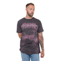 Purple - Side - Joy Division Unisex Adult Mini Repeater Pulse Tie Dye T-Shirt