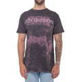 Purple - Front - Joy Division Unisex Adult Mini Repeater Pulse Tie Dye T-Shirt