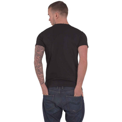 Black - Back - David Bowie Unisex Adult Moonage 11 Fade Cotton T-Shirt