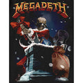 Black - Side - Megadeth Unisex Adult Santa Vic Chimney Cotton Christmas T-Shirt