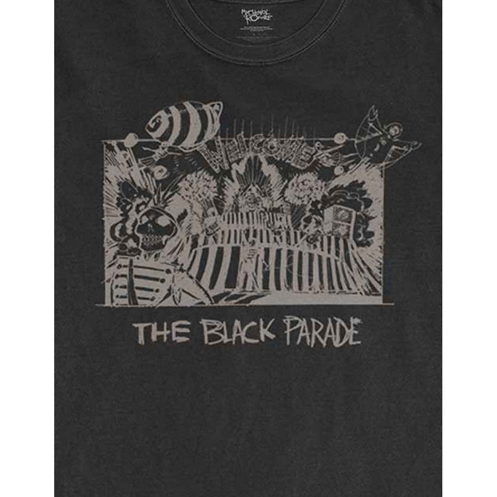 Black - Side - My Chemical Romance Unisex Adult XV Marching Frame Cotton T-Shirt