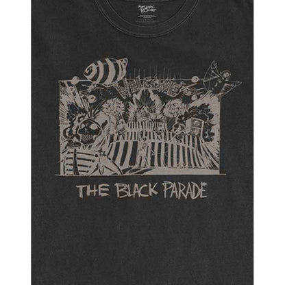 Black - Side - My Chemical Romance Unisex Adult XV Marching Frame Cotton T-Shirt