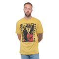 Mustard Yellow - Side - System Of A Down Unisex Adult Reflections Mineral Wash T-Shirt