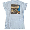 Light Blue - Back - The Beatles Womens-Ladies Abbey Road T-Shirt