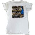 White - Back - The Beatles Womens-Ladies Abbey Road T-Shirt