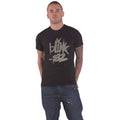 Black - Front - Blink 182 Unisex Adult Neon Cotton Logo T-Shirt