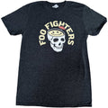 Black - Front - Foo Fighters Unisex Adult Skull Cocktail T-Shirt