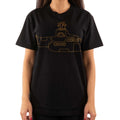 Black - Side - The Beatles Unisex Adult Yellow Submarine Embellished T-Shirt