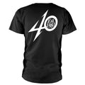 Black - Back - Metallica Unisex Adult 40th Anniversary Garage Back Print Cotton T-Shirt