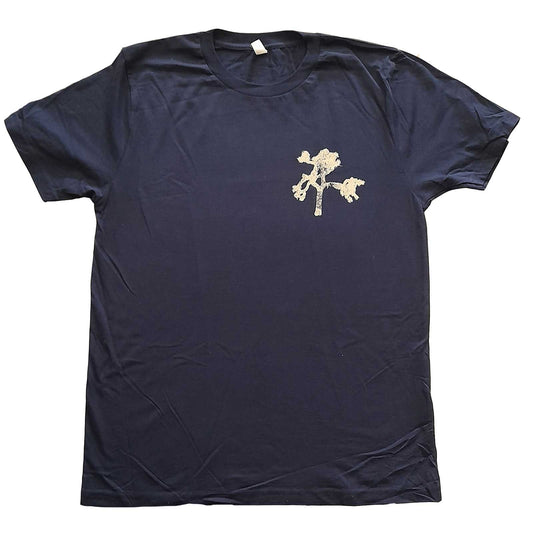 Navy Blue - Front - U2 Unisex Adult Joshua Tree T-Shirt