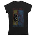 Black - Front - Guns N Roses Womens-Ladies Use Your Illusion T-Shirt