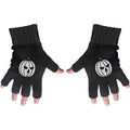 Black - Front - Helloween Unisex Adult Pumpkin Fingerless Gloves