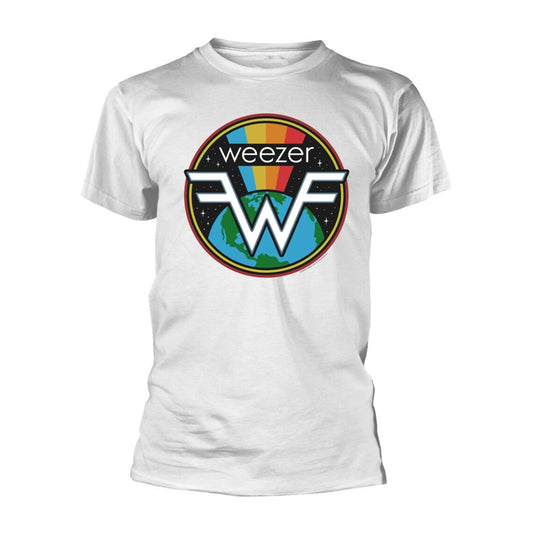 White - Front - Weezer Unisex Adult Symbol Cotton Logo T-Shirt