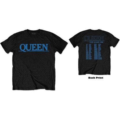 Black - Front - Queen Unisex Adult The Game Tour T-Shirt