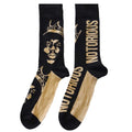 Black-Gold - Front - Biggie Smalls Unisex Adult Crown Ankle Socks