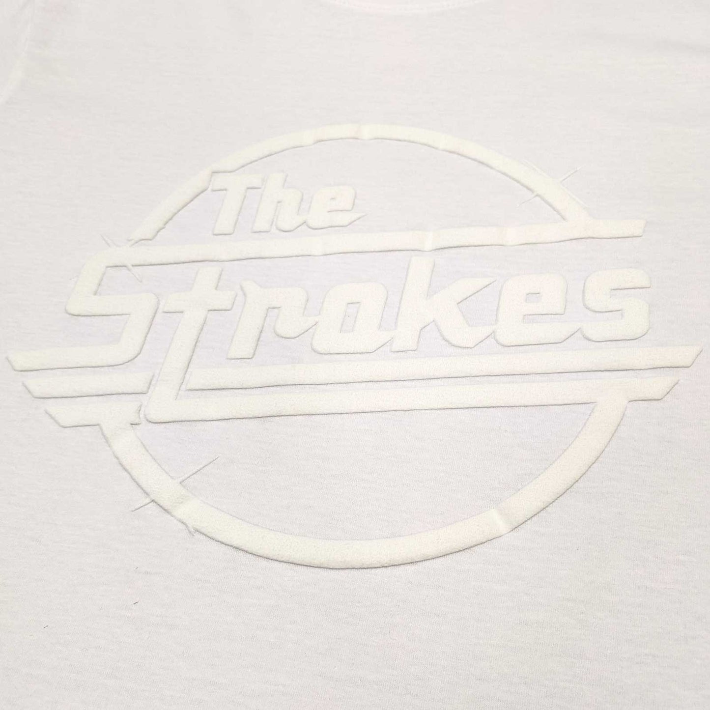 White - Back - The Strokes Unisex Adult OG Magna Cotton Hi-Build T-Shirt