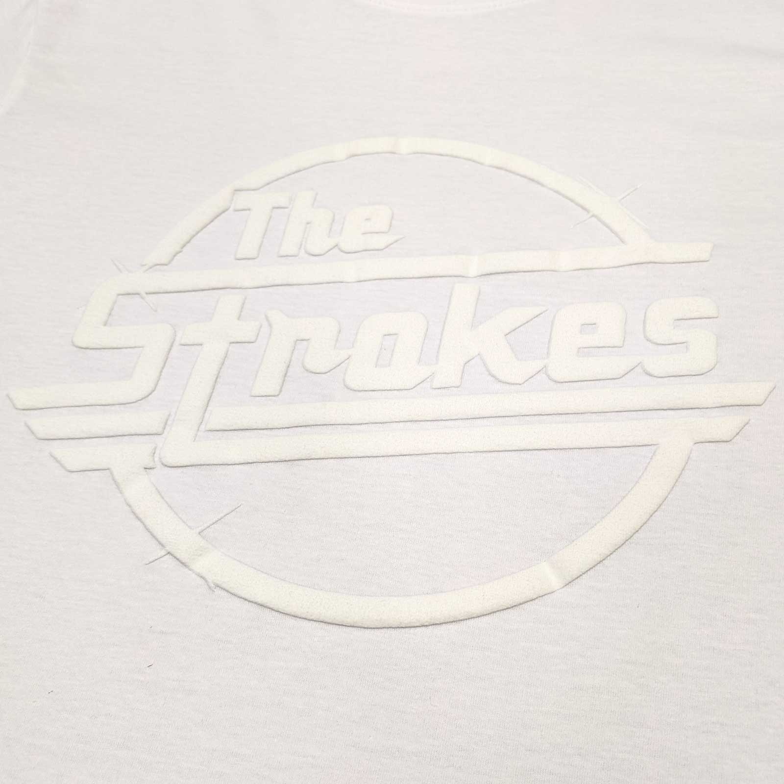 White - Back - The Strokes Unisex Adult OG Magna Cotton Hi-Build T-Shirt