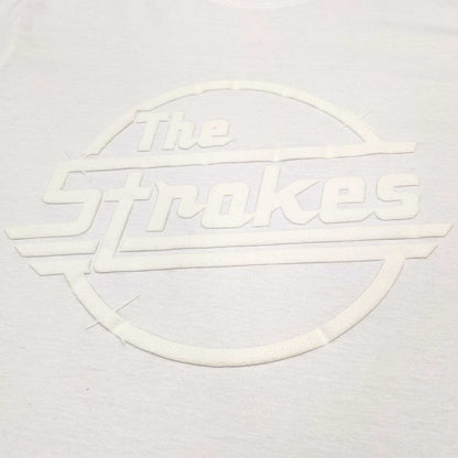 White - Back - The Strokes Unisex Adult OG Magna Cotton Hi-Build T-Shirt