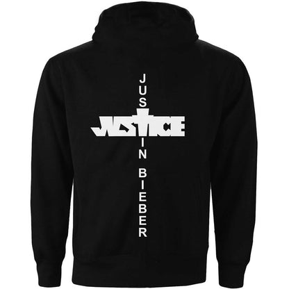 Black - Back - Justin Bieber Unisex Adult Justice Hoodie