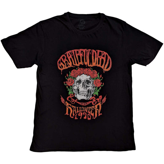 Black - Front - Grateful Dead Unisex Adult Stony Brook Skull Cotton T-Shirt
