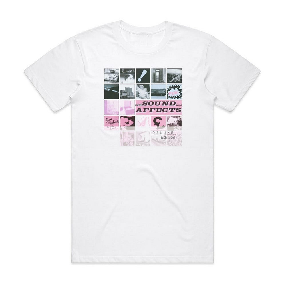White - Front - The Jam Unisex Adult Sound Affects Cotton T-Shirt