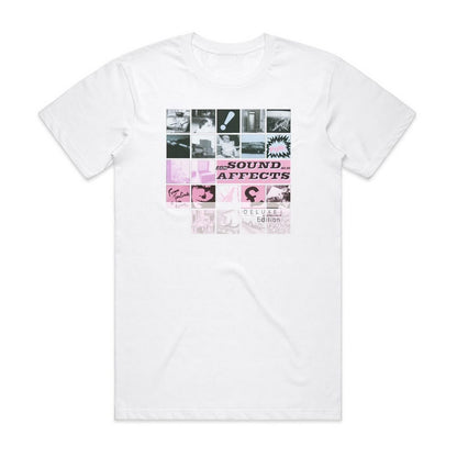 White - Front - The Jam Unisex Adult Sound Affects Cotton T-Shirt