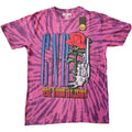 Purple - Front - Guns N Roses Unisex Adult UYI Pistol Tie Dye T-Shirt