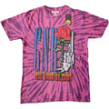 Purple - Front - Guns N Roses Unisex Adult UYI Pistol Tie Dye T-Shirt