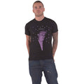 Black - Front - David Bowie Unisex Adult Dotted T-Shirt