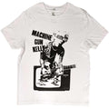 White - Front - Machine Gun Kelly Unisex Adult TV Warp Cotton T-Shirt