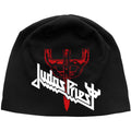Black - Front - Judas Priest Unisex Adult Fork Logo Beanie