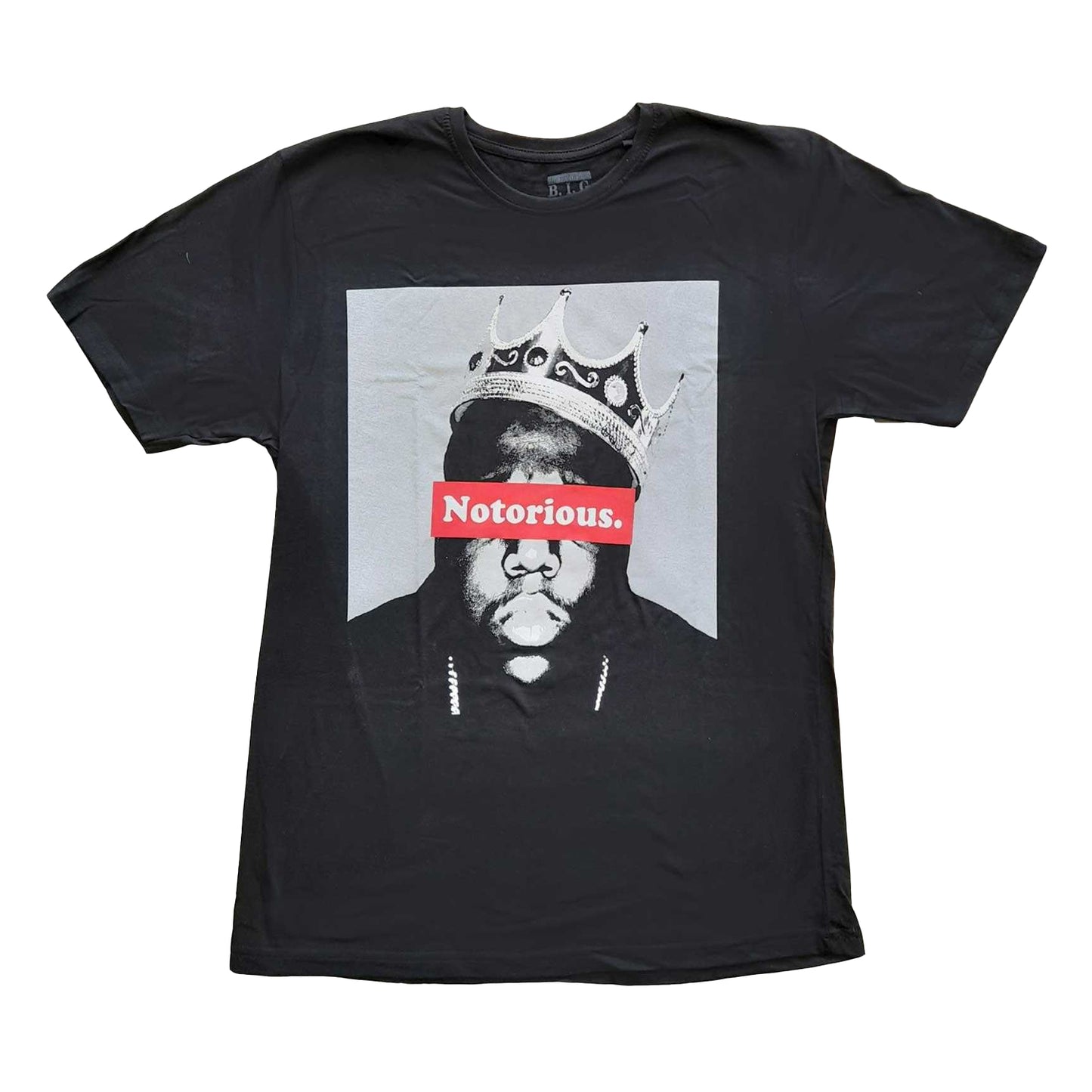 Black - Front - Biggie Smalls Unisex Adult The Notorious T-Shirt