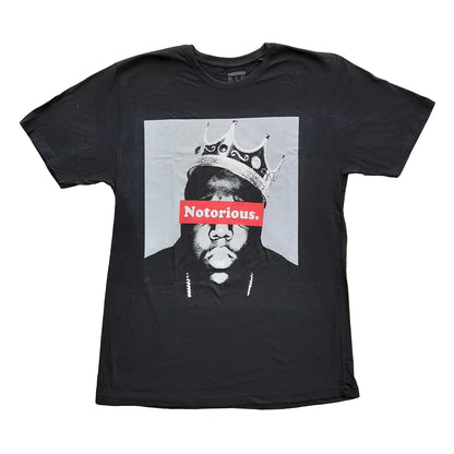 Black - Front - Biggie Smalls Unisex Adult The Notorious T-Shirt