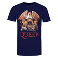 Navy Blue - Front - Queen Childrens-Kids Classic Crest T-Shirt
