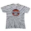 Grey - Front - Van Halen Unisex Adult Chrome Tie Dye Logo T-Shirt