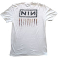 White - Back - Nine Inch Nails Unisex Adult Downward Spiral T-Shirt