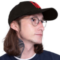 Black - Pack Shot - Korn Unisex Adult Logo Baseball Cap