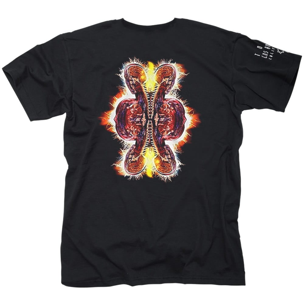 Black - Back - Tool Unisex Adult Parabola Logo Back & Sleeve Print T-Shirt