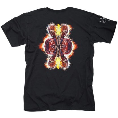 Black - Back - Tool Unisex Adult Parabola Logo Back & Sleeve Print T-Shirt