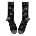 Black-Grey - Front - Guns N Roses Unisex Adult Skull Socks