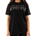 Black - Back - The Beatles Unisex Adult Revolver Embellished T-Shirt