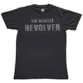 Black - Front - The Beatles Unisex Adult Revolver Embellished T-Shirt