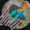 Black - Back - David Bowie Unisex Adult 83 Vintage Embellished T-Shirt