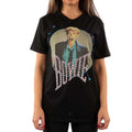 Black - Side - David Bowie Unisex Adult 83 Vintage Embellished T-Shirt
