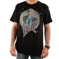 Black - Lifestyle - David Bowie Unisex Adult 83 Vintage Embellished T-Shirt